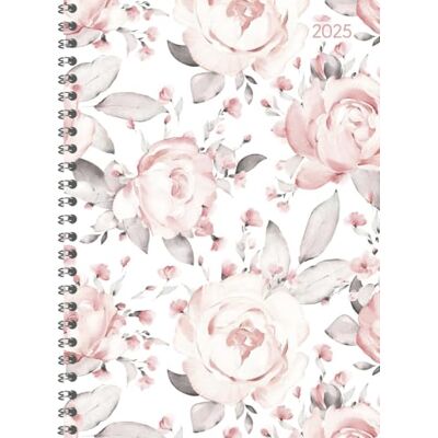 Alpha Ladytimer Ringbuch Roses 2025, 15x21cm, Kalender mit 128 Seiten, Kalender mit einem Adressteil, Übersichten und internationalem Kalendarium, Wochenübersicht auf 2 Seiten Alpha Ladytimer Ringbuch Roses 2025, 15x21cm, Kalender mit 128 Seiten, Kalender mit einem Adressteil, Übersichten und internationalem Kalendarium, Wochenübersicht auf 2 Seiten