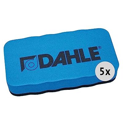 Dahle Whiteboard Schwamm (Magnetischer Wischer für Trockenreinigung auf vielen Oberflächen) 5 Stück, blau Dahle Whiteboard Schwamm (Magnetischer Wischer für Trockenreinigung auf vielen Oberflächen) 5 Stück, blau