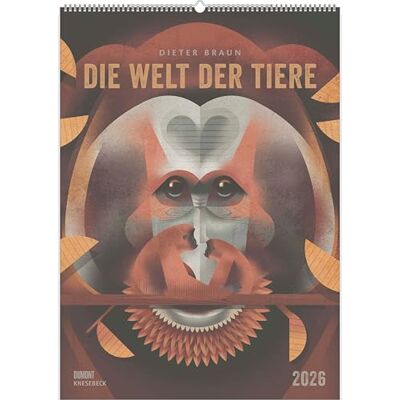 DUMONT Die Welt der Tiere 2026 – Wandkalender im Querformat 50 x 70 cm mit einzigartigen Tier-Illustrationen: Dieter Braun DUMONT Die Welt der Tiere 2026 – Wandkalender im Querformat 50 x 70 cm mit einzigartigen Tier-Illustrationen: Dieter Braun