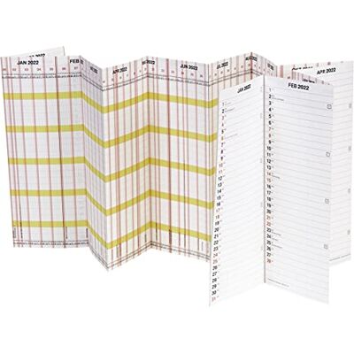 BRUNNEN 1070135002 Wandkalender/Plakatkalender Personal-/Urlaubsplaner Modell 701 Planorama, 1 Seite = 15 Monate, 1380 x 295 mm (aufgeklappt), Papier, Kalalendarium 2022 BRUNNEN 1070135002 Wandkalender/Plakatkalender Personal-/Urlaubsplaner Modell 701 Planorama, 1 Seite = 15 Monate, 1380 x 295 mm (aufgeklappt), Papier, Kalalendarium 2022