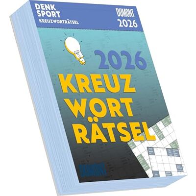 DUMONT Kreuzworträtsel 2026 – Tagesabreißkalender 12x16 cm – Rätselkalender mit 313 Schwedenrätseln, Ratekalender zum Aufstellen & Aufhängen: Schwedenrätsel zum Entspannen DUMONT Kreuzworträtsel 2026 – Tagesabreißkalender 12x16 cm – Rätselkalender mit 313 Schwedenrätseln, Ratekalender zum Aufstellen & Aufhängen: Schwedenrätsel zum Entspannen