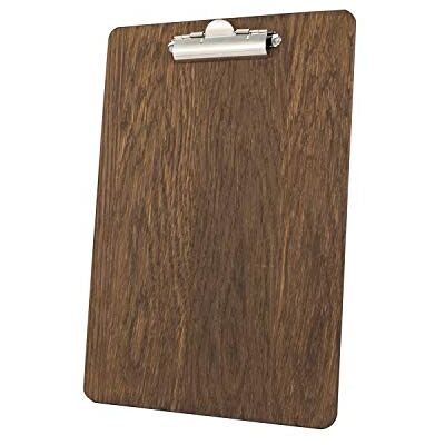 Chalkboards UK Kreidetafeln UK Klemmbrett mit Dunkles Eichenholz-Finish, Holz, Dunkel Braun (Dark Oak), 33,6 x 24 x 1,6 cm Chalkboards UK Kreidetafeln UK Klemmbrett mit Dunkles Eichenholz-Finish, Holz, Dunkel Braun (Dark Oak), 33,6 x 24 x 1,6 cm
