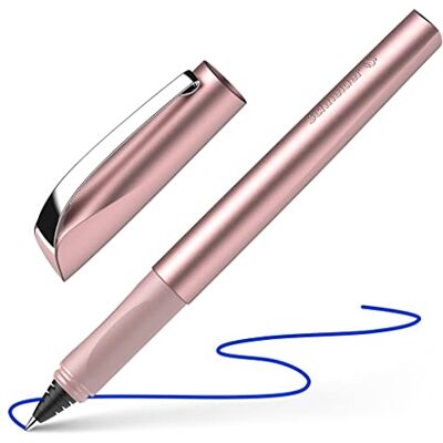 Schneider 186209 Ceod Shiny Tintenroller (Rechts- und Linkshänder, Strichstärke M, inkl. Tintenpatrone Königsblau) Powder pink Schneider 186209 Ceod Shiny Tintenroller (Rechts- und Linkshänder, Strichstärke M, inkl. Tintenpatrone Königsblau) Powder pink