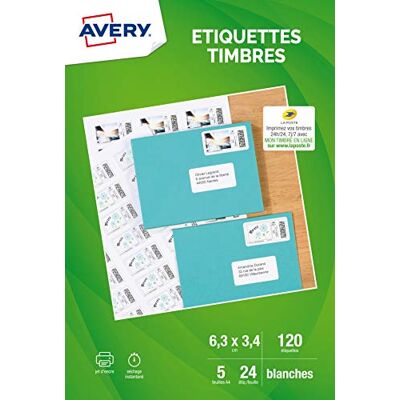 Avery -Set-Adressierung, 120 Etiketten, 63.5 x 33.9 mm, weiß Avery -Set-Adressierung, 120 Etiketten, 63.5 x 33.9 mm, weiß