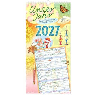 Alpha Unser Jahr – Unser Familienplaner für den Alltag 2027: Familienkalender 22x45 cm mit 5 Spalten, Schulferien & Stundenplänen, ideal für Familien mit Kindern Alpha Unser Jahr – Unser Familienplaner für den Alltag 2027: Familienkalender 22x45 cm mit 5 Spalten, Schulferien & Stundenplänen, ideal für Familien mit Kindern
