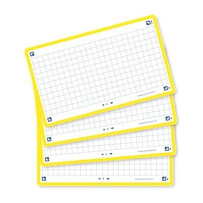 Oxford Flash 2.0 Flashcards A7 75x125mm Kariert 5mm Gelb 80 Stück Oxford Flash 2.0 Flashcards A7 75x125mm Kariert 5mm Gelb 80 Stück