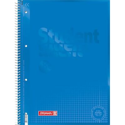 BRUNNEN Collegeblock Premium Student Colour Code A4, Lineatur 28, 80 Blatt, azur BRUNNEN Collegeblock Premium Student Colour Code A4, Lineatur 28, 80 Blatt, azur
