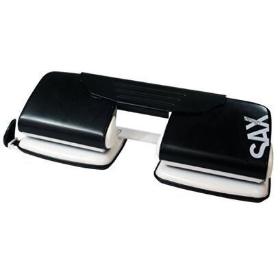 Sax Design Doppellocher 300, 1,5 mm für bis zu 15 Blatt, SCHWARZ Sax Design Doppellocher 300, 1,5 mm für bis zu 15 Blatt, SCHWARZ