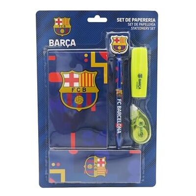 CYPBRANDS FC Barcelona, Schreibwaren-Set, Schulmaterial, Schreiben, Barça, offizielles Produkt CYPBRANDS FC Barcelona, Schreibwaren-Set, Schulmaterial, Schreiben, Barça, offizielles Produkt