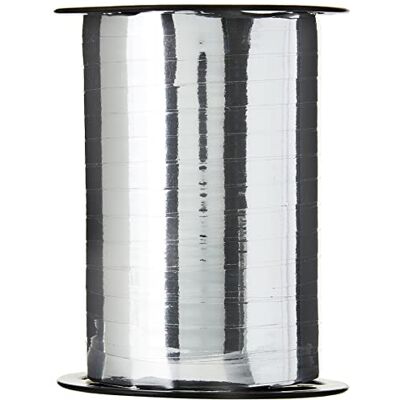 Clairefontaine 602076C Spule Geschenkband (mit Metalleffekt, 250 m x 7,5 mm, ideal für Ihre Geschenke und Bastelprojekte) 1 Stück silber Clairefontaine 602076C Spule Geschenkband (mit Metalleffekt, 250 m x 7,5 mm, ideal für Ihre Geschenke und Bastelprojekte) 1 Stück silber
