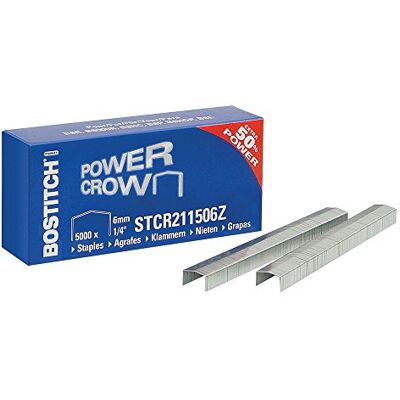 Bostitch STCR211506Z Heftklammern für B8 Flat Clinch / B8 New Gen / B8 Mini / B8 Classic Menge pro Packung 5000 Klammerstärke 11 x 6 mm Bostitch STCR211506Z Heftklammern für B8 Flat Clinch / B8 New Gen / B8 Mini / B8 Classic Menge pro Packung 5000 Klammerstärke 11 x 6 mm