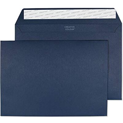 Blake Creative Colour 320 Briefumschläge Haftklebung Marineblau C5 162 x 229 mm 120g/m² 500 Stück Blake Creative Colour 320 Briefumschläge Haftklebung Marineblau C5 162 x 229 mm 120g/m² 500 Stück