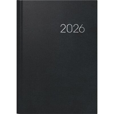 BRUNNEN Buchkalender Mod. 796 '26 A5, Kunststoff, schwarz BRUNNEN Buchkalender Mod. 796 '26 A5, Kunststoff, schwarz