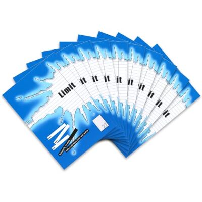 Oxford Limit Schulheft - 16 Seiten, Zeilenabstand 27 - Blau - Schulheft Oxford Limit Schulheft - 16 Seiten, Zeilenabstand 27 - Blau - Schulheft