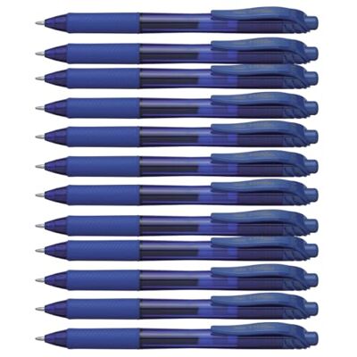 Pentel BL110-C Gel-Tintenroller EnerGel mit Druckmechanik 1 mm, 12 Stück, blau Pentel BL110-C Gel-Tintenroller EnerGel mit Druckmechanik 1 mm, 12 Stück, blau