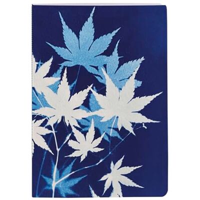 Clairefontaine 83502C Notizheft Cyanotype, mit Fadenbindung A6 10,5x14,8 cm, 32 Blatt, liniert, Motive sortiert, 1 Stück Clairefontaine 83502C Notizheft Cyanotype, mit Fadenbindung A6 10,5x14,8 cm, 32 Blatt, liniert, Motive sortiert, 1 Stück