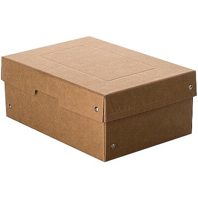 FALKEN Original PureBox Nature. Made in Germany. 100 mm hoch DIN A5. Aufbewahrungsbox mit Deckel aus stabilem Karton Vegan Geschenkbox Transportbox Schachtel Allzweckbox FALKEN Original PureBox Nature. Made in Germany. 100 mm hoch DIN A5. Aufbewahrungsbox mit Deckel aus stabilem Karton Vegan Geschenkbox Transportbox Schachtel Allzweckbox