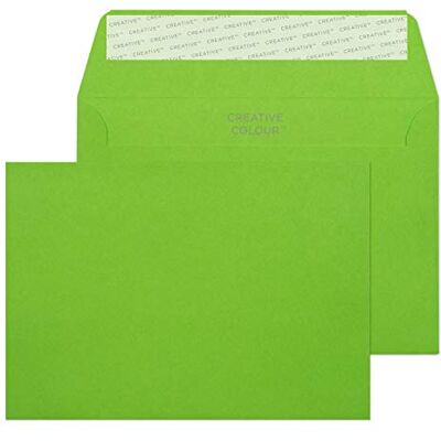 Blake Creative Colour 15107 Farbige Briefumschläge Haftklebung Limetten Grün C6 114 x 162 mm 120g/m² 25 Stück Blake Creative Colour 15107 Farbige Briefumschläge Haftklebung Limetten Grün C6 114 x 162 mm 120g/m² 25 Stück