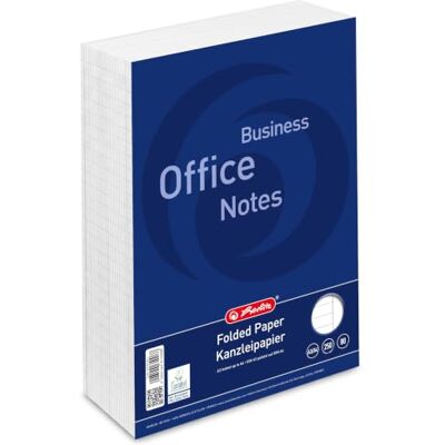 Herlitz Landré Kanzlei-Papier A3 auf A4 gefalzt, liniert mit Rand rechts, 80 g/m², 250 Bogen Herlitz Landré Kanzlei-Papier A3 auf A4 gefalzt, liniert mit Rand rechts, 80 g/m², 250 Bogen