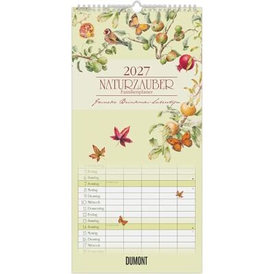 DUMONT Naturzauber Familienplaner 2027: Wandkalender 22x45 cm mit 5 Spalten und floralen Illustrationen von Janneke Brinkman, ideal für Familie, Schule, Termine & Hobbys DUMONT Naturzauber Familienplaner 2027: Wandkalender 22x45 cm mit 5 Spalten und floralen Illustrationen von Janneke Brinkman, ideal für Familie, Schule, Termine & Hobbys