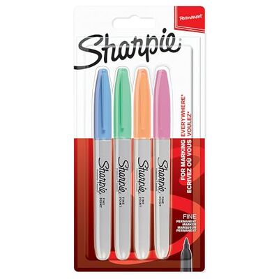 Sharpie Permanentmarker feine Spitze Pastel Farben 4 Marker Stifte Sharpie Permanentmarker feine Spitze Pastel Farben 4 Marker Stifte