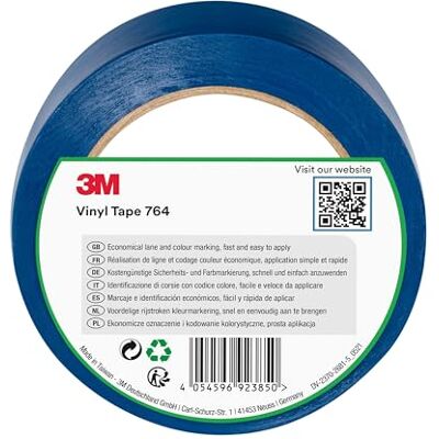 3M PVC-Klebeband 764i, 50 Mm X 33 M, Blau 3M PVC-Klebeband 764i, 50 Mm X 33 M, Blau
