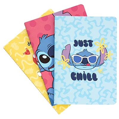 Grupo Erik Disney Stitch Tropical Notizbücher A5 3er Pack Notizbuch klein A5 1 Notizbuch Liniert 1 Dotted 1 Blanko Notizblock A5 Grupo Erik Disney Stitch Tropical Notizbücher A5 3er Pack Notizbuch klein A5 1 Notizbuch Liniert 1 Dotted 1 Blanko Notizblock A5