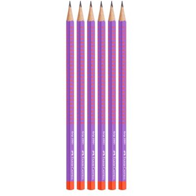 Faber-Castell Bleistifte Grip 2001 B Punchy Melon, 6 Stück Ergonomische Bleistifte im Härtegrad B für komfortables Schreiben und Zeichnen Faber-Castell Bleistifte Grip 2001 B Punchy Melon, 6 Stück Ergonomische Bleistifte im Härtegrad B für komfortables Schreiben und Zeichnen