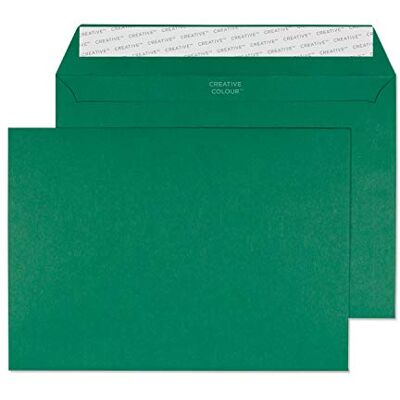 Blake Creative Colour 45321 Farbige Briefumschläge Haftklebung Britisches Rennsport Grün C5 162 x 229 mm 120 g/m² 25 Stück Blake Creative Colour 45321 Farbige Briefumschläge Haftklebung Britisches Rennsport Grün C5 162 x 229 mm 120 g/m² 25 Stück