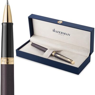 Waterman Hémisphère Tintenroller The Understated Edit Lavaschwarz feine Spitze schwarze Tinte Geschenkbox Waterman Hémisphère Tintenroller The Understated Edit Lavaschwarz feine Spitze schwarze Tinte Geschenkbox