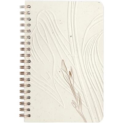 Clairefontaine 813071C Notizheft Tulip paper, mit Doppelspirale 11x17 cm, 50 Blatt, dots/punktkariert, 1 Stück Clairefontaine 813071C Notizheft Tulip paper, mit Doppelspirale 11x17 cm, 50 Blatt, dots/punktkariert, 1 Stück