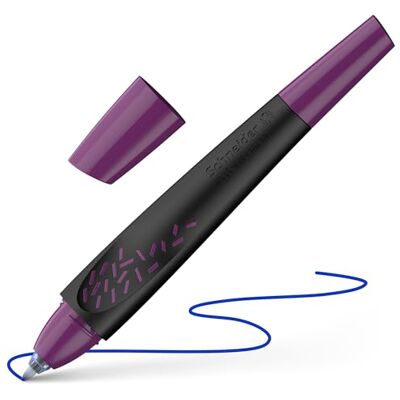 Schneider Breeze Tintenroller mit ergonomischem Griff, Schwarz-Beere Gehäuse aus 90% recyceltem Kunststoff, ausgezeichnet mit dem Umweltzeichen "Blauer Engel", Schreibfarbe königsblau, löschbar Schneider Breeze Tintenroller mit ergonomischem Griff, Schwarz-Beere Gehäuse aus 90% recyceltem Kunststoff, ausgezeichnet mit dem Umweltzeichen "Blauer Engel", Schreibfarbe königsblau, löschbar