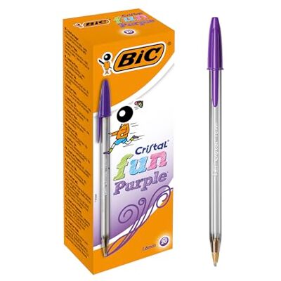 BIC 929055 Cristal Fun Kugelschreiber Pack 20 violett BIC 929055 Cristal Fun Kugelschreiber Pack 20 violett