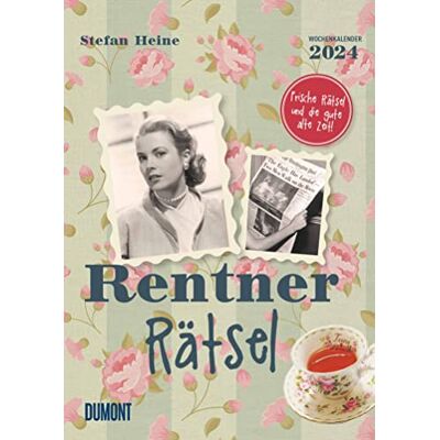 DUMONT Stefan Heine Rentnerrätsel 2024 Wochenkalender Quizkalender Rätselkalender Jede-Woche-neue-Rätsel Rentner-Kalender 21x29,7 DUMONT Stefan Heine Rentnerrätsel 2024 Wochenkalender Quizkalender Rätselkalender Jede-Woche-neue-Rätsel Rentner-Kalender 21x29,7