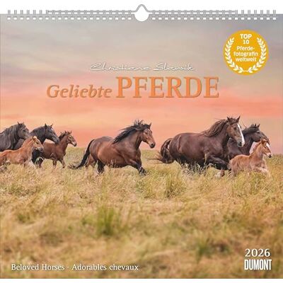 DUMONT Geliebte Pferde 2026 – Wandkalender 38 x 36 cm – Pferdefotografie von Christiane Slawik für Pferdeliebhaber: Beloved Horses Adorables chevaux DUMONT Geliebte Pferde 2026 – Wandkalender 38 x 36 cm – Pferdefotografie von Christiane Slawik für Pferdeliebhaber: Beloved Horses Adorables chevaux