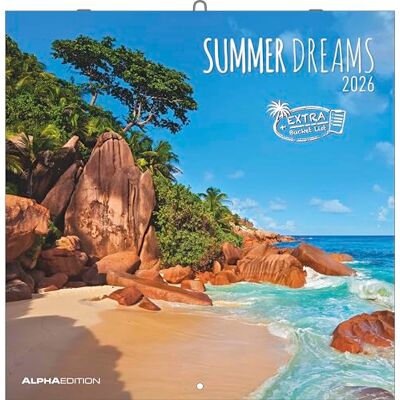 Alpha Summer Dreams Kalender 2026 – Wandkalender & Bildkalender 30x30 cm (30x60 cm geöffnet) mit traumhaften Strand- und Meeresmotiven, für Urlaubsfans & Reiseliebhaber Alpha Summer Dreams Kalender 2026 – Wandkalender & Bildkalender 30x30 cm (30x60 cm geöffnet) mit traumhaften Strand- und Meeresmotiven, für Urlaubsfans & Reiseliebhaber