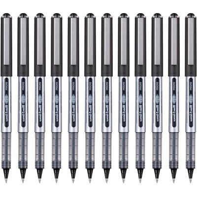 uni-ball Rollerball Eye Micro UB-150E Flüssigtinte, schwarz, 0,5 mm, 12 Stück uni-ball Rollerball Eye Micro UB-150E Flüssigtinte, schwarz, 0,5 mm, 12 Stück