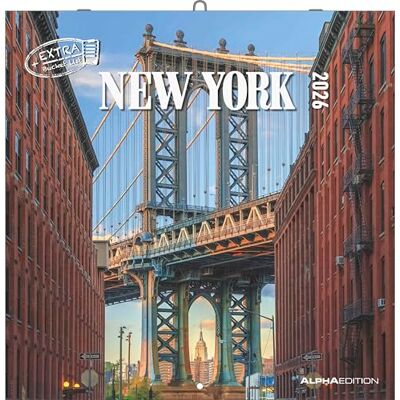 Alpha New York 2026 – Broschürenkalender 30x30 cm – Wandkalender – Für USA- und Städtefans – 12 New-York-Aufnahmen – Mit Platz für Notizen, Feiertagen & Ferienterminen Alpha New York 2026 – Broschürenkalender 30x30 cm – Wandkalender – Für USA- und Städtefans – 12 New-York-Aufnahmen – Mit Platz für Notizen, Feiertagen & Ferienterminen