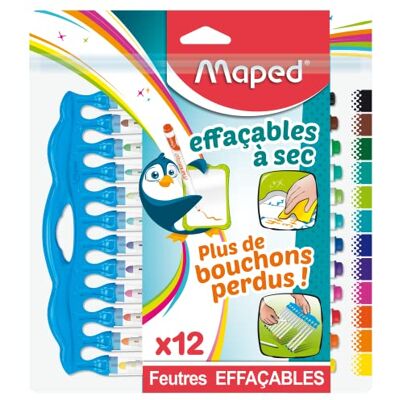 Maped 741845 Whiteboard-Marker Marker'Peps Innovation, 12er Set Maped 741845 Whiteboard-Marker Marker'Peps Innovation, 12er Set