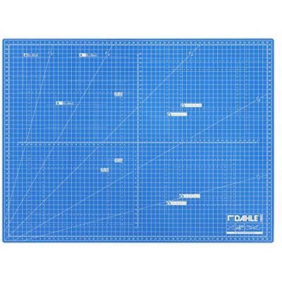 Dahle Schneidematte A2 (45 x 60 cm, selbstheilend, beidseitig nutzbar, mit Raster) blau Dahle Schneidematte A2 (45 x 60 cm, selbstheilend, beidseitig nutzbar, mit Raster) blau