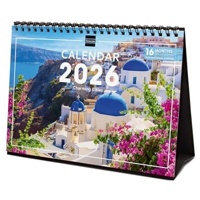 Finocam Tischkalender 2026 Monatsansicht Januar–Dezember 2026 + Sept.–Dez. 2025 (4 Monate) reduziert Kalender 2026 Bilder Charming International Finocam Tischkalender 2026 Monatsansicht Januar–Dezember 2026 + Sept.–Dez. 2025 (4 Monate) reduziert Kalender 2026 Bilder Charming International