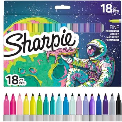 Sharpie Permanent Marker Stifte Malset Limitierte Edition Malstifte Feine Spitze 18 Stück Sharpie Permanent Marker Stifte Malset Limitierte Edition Malstifte Feine Spitze 18 Stück