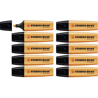 STABILO Textmarker BOSS ORIGINAL 10er Pack, orange STABILO Textmarker BOSS ORIGINAL 10er Pack, orange