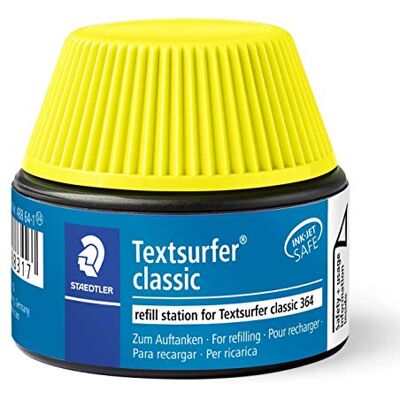 Staedtler Textsurfer 488 64 Nachfüllstation – Gelb, 30 ml Refill-Station aus PP für 364 Textmarker – sauberes Nachfüllen – Art.-Nr. 488 64-1 Staedtler Textsurfer 488 64 Nachfüllstation – Gelb, 30 ml Refill-Station aus PP für 364 Textmarker – sauberes Nachfüllen – Art.-Nr. 488 64-1