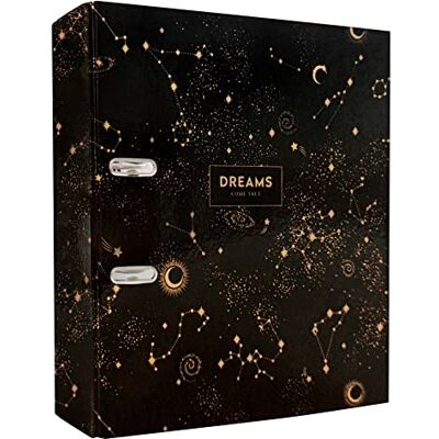 Interdruk DIN A4 75 mm Breit Metallic Hochwertiges Design Dreams Black Interdruk DIN A4 75 mm Breit Metallic Hochwertiges Design Dreams Black