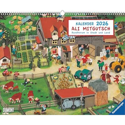 DUMONT Ali Mitgutsch 2026 – Kinder-Wandkalender Querformat 52 x 43 cm – Klassiker für Kinder & Familien: Rundherum in Stadt und Land DUMONT Ali Mitgutsch 2026 – Kinder-Wandkalender Querformat 52 x 43 cm – Klassiker für Kinder & Familien: Rundherum in Stadt und Land