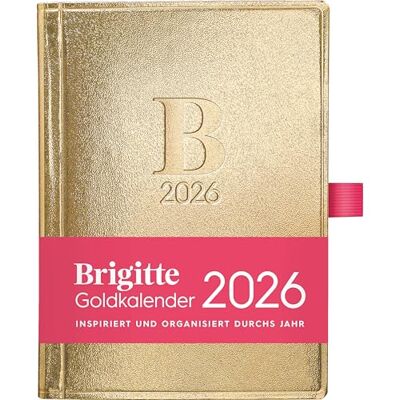 DUMONT BRIGITTE Goldkalender 2026 – Taschenkalender im Buchformat – 10 x 14 cm – Lifestyle & Organisation DUMONT BRIGITTE Goldkalender 2026 – Taschenkalender im Buchformat – 10 x 14 cm – Lifestyle & Organisation