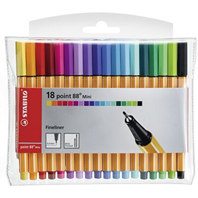 STABILO Fineliner point 88 Mini 18er Pack STABILO Fineliner point 88 Mini 18er Pack