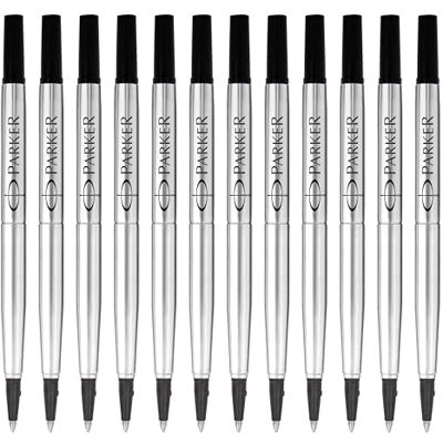Parker Nachfüllmine für Rollerball mit mittlerer Spitze schwarz 12 Stück Parker Nachfüllmine für Rollerball mit mittlerer Spitze schwarz 12 Stück