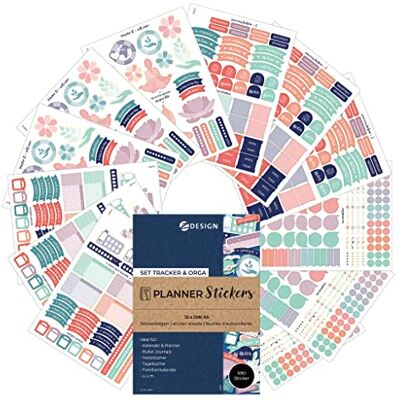 Avery Tracker & Orga Planner Sticker 690 Aufkleber (Made in Germany, für Kalender, Bullet-Journal, Notizbuch, Tagebuch, Familienplaner, Zubehör, permanent haftend, beschriftbar) 51062 Avery Tracker & Orga Planner Sticker 690 Aufkleber (Made in Germany, für Kalender, Bullet-Journal, Notizbuch, Tagebuch, Familienplaner, Zubehör, permanent haftend, beschriftbar) 51062